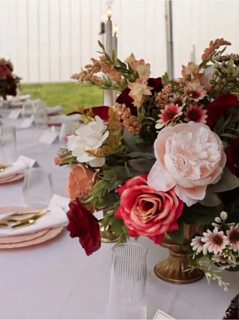 Wedding Florals- Faux Flowers
